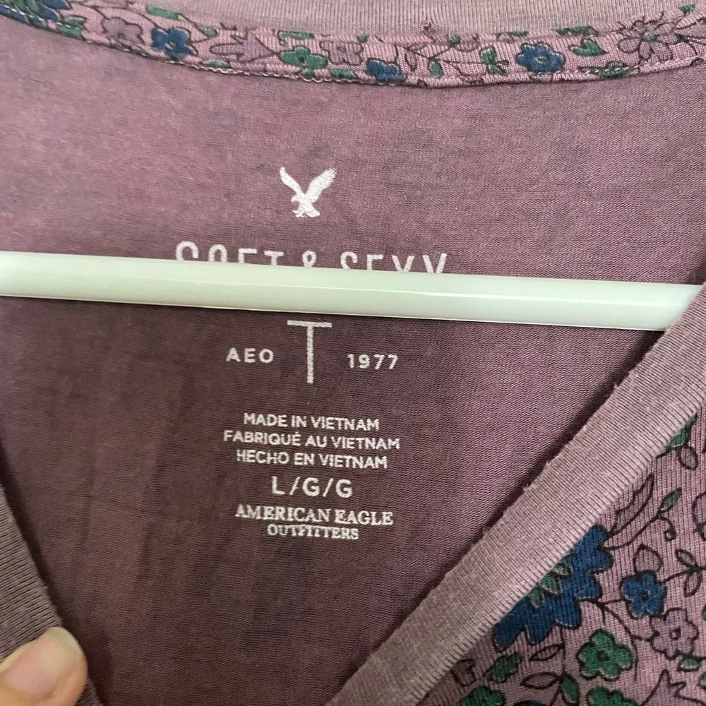 American Eagle soft & sexy printed muscle tank - Picture 2 of 5